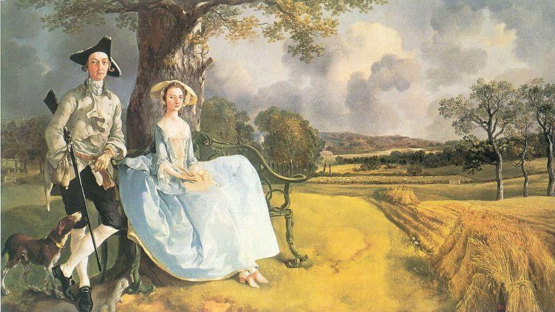 Thomas Gainsborough Portrat von Mr und Mrs Andrews oil painting picture